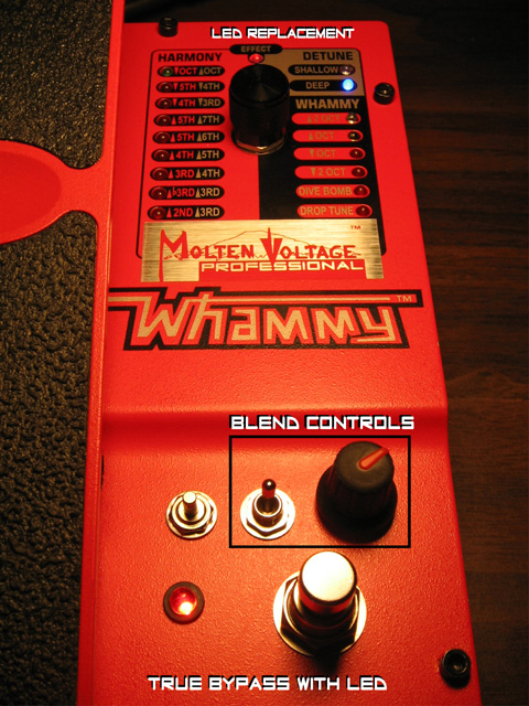 Molten Voltage Professional : Whammy Mods : Digitech Whammy 4