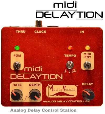 MIDI Delaytion™ .:. Analog Delay Control Station for MXR